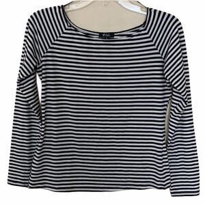 Deb Stripe Scoop neck Top